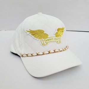 New Men's ROBIN'S JEAN PU Leather Hat